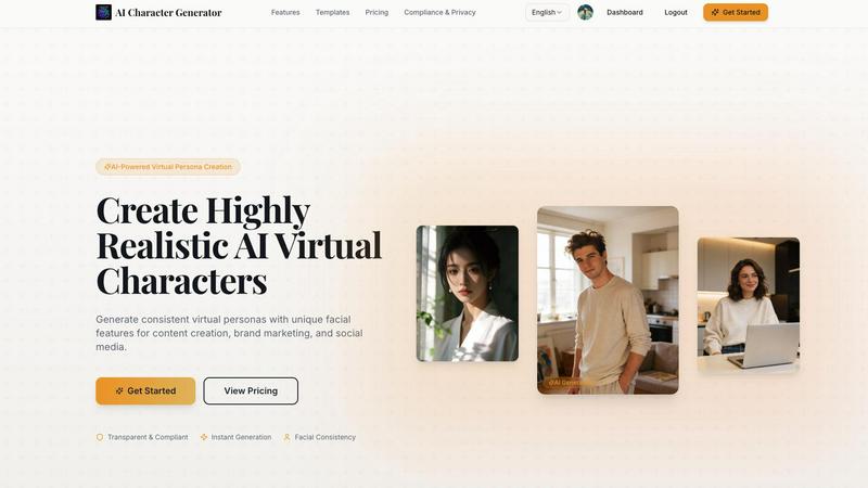 AI Character Generator - product for productivity