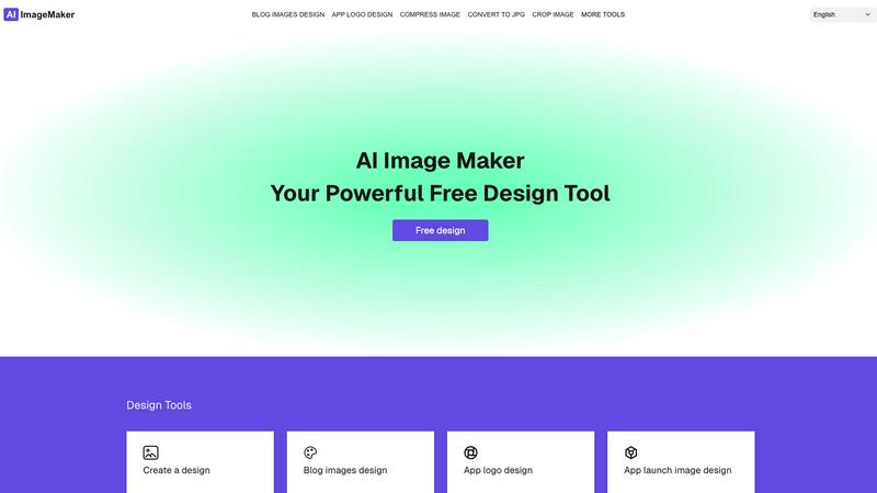 AI Image Maker application interface and features