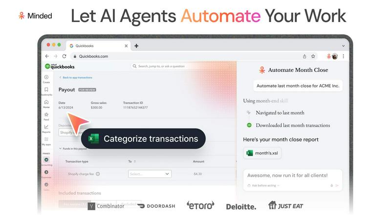 Minded application interface and features