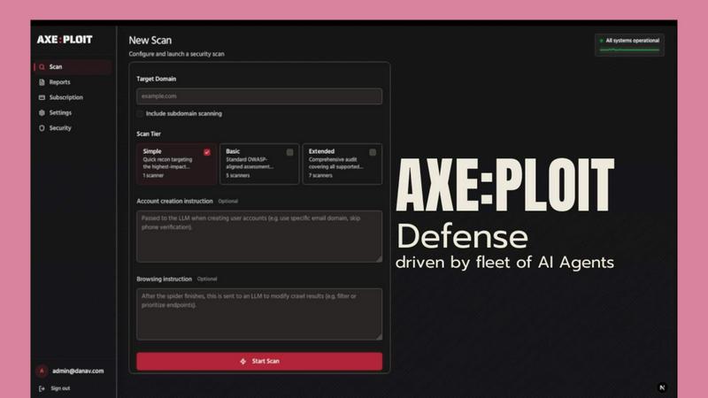 Axeploit screenshot