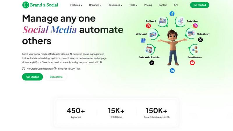 Brand2Social - product for productivity