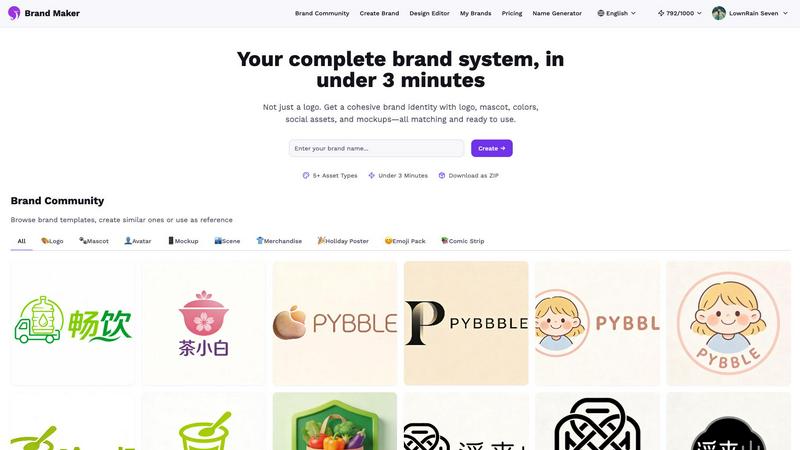 BrandMaker application interface and features