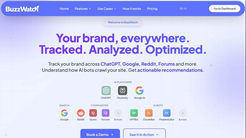 Buzz Watch - product for Marketing