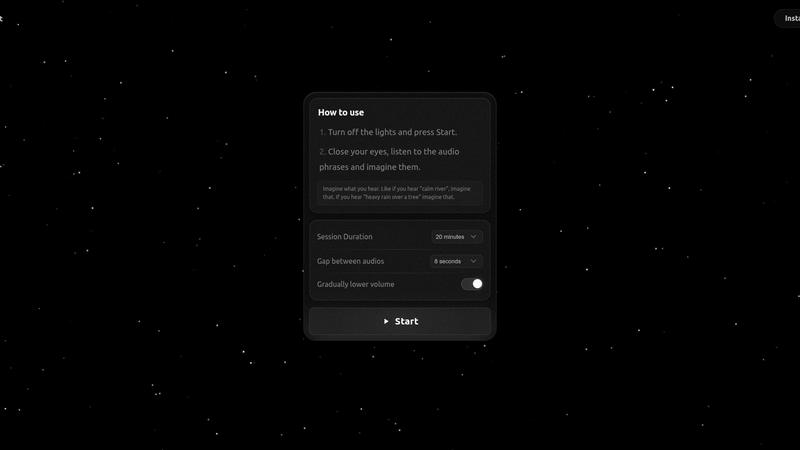 Fastsleep application interface and features