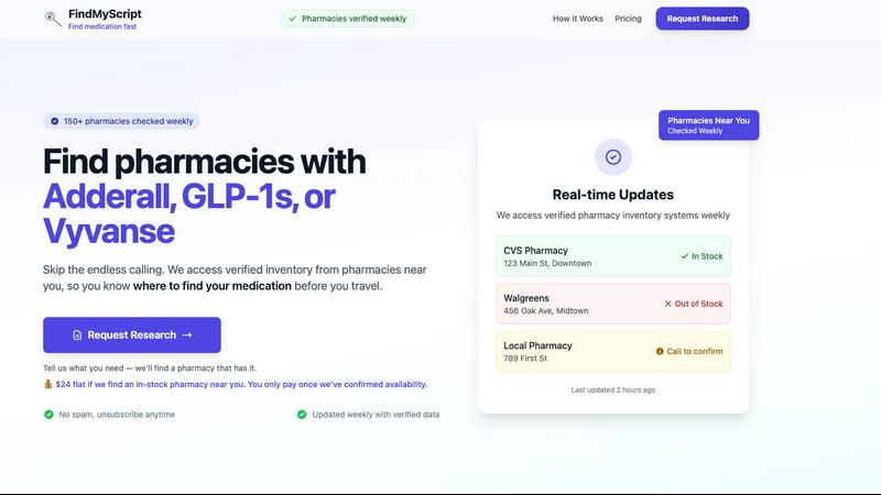 Find My Script - product for productivity