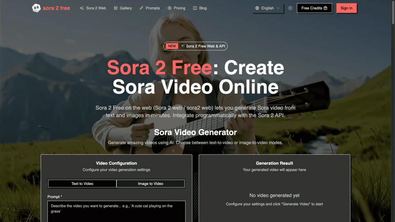 sora 2 web application interface and features
