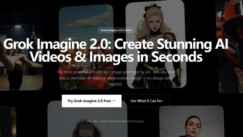 Grok Imagine 2.0 screenshot