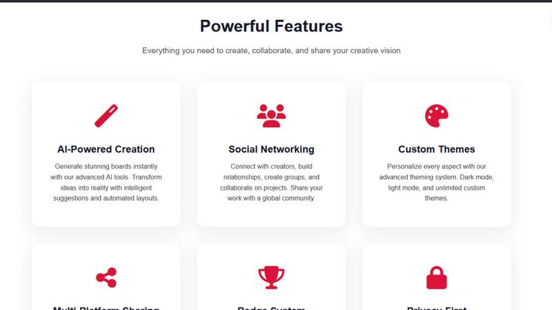 Haporium application interface and features