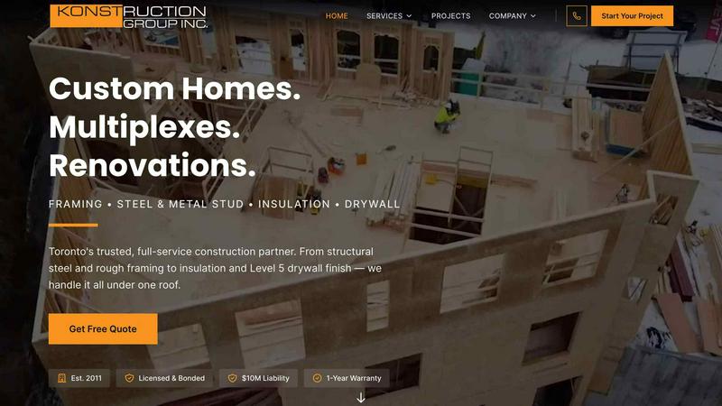 Konstruction Group Inc. screenshot