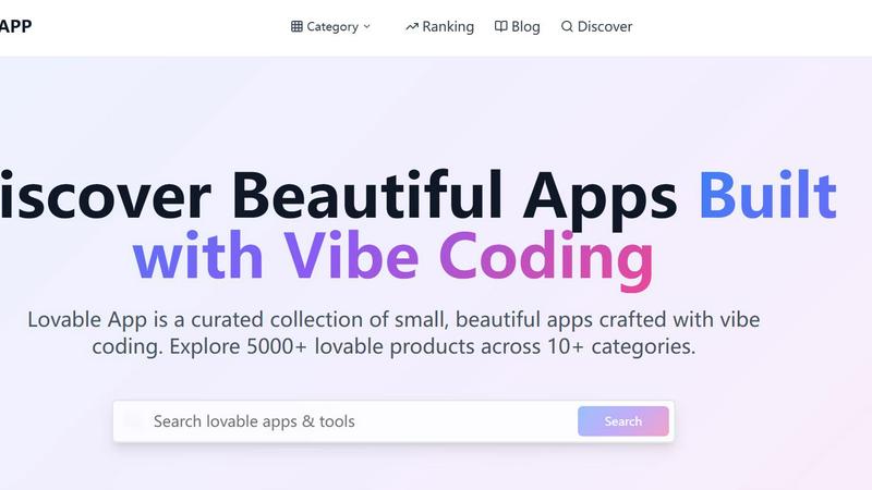 Lovable APP application interface and features