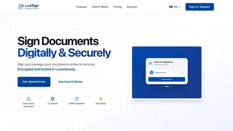 LuxSign - product for productivity