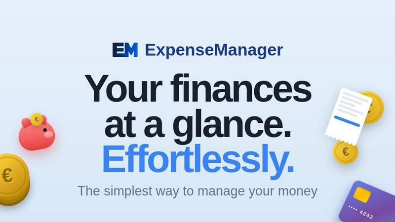 ExpenseManager - product for productivity