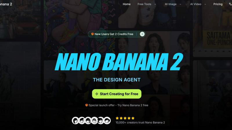 NanoBanana 2 application interface and features