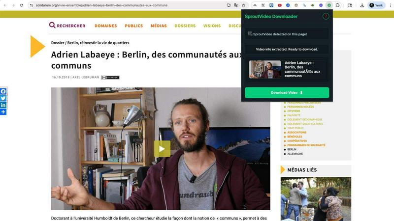 Sprout Video Downloader screenshot