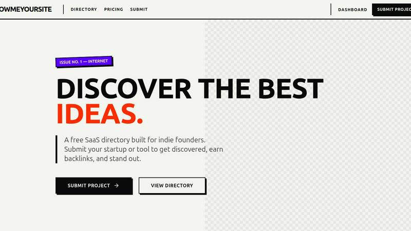 ShowMeYourSite application interface and features