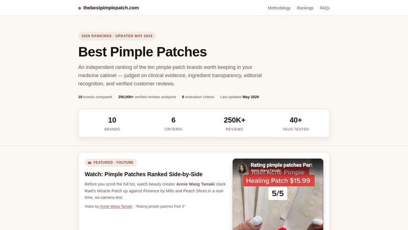 The Best Pimple Patch
