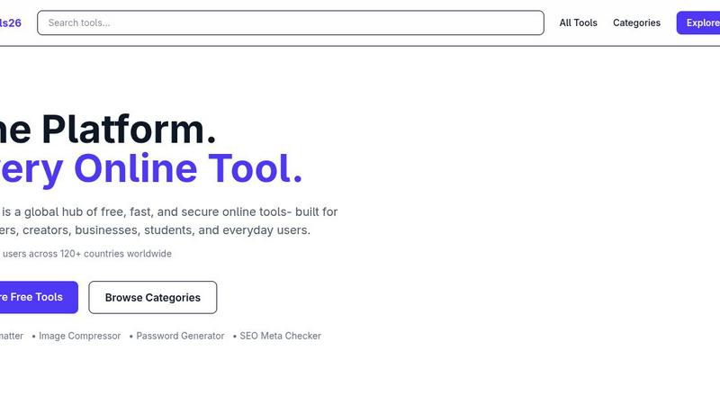 Tools26 - product for productivity