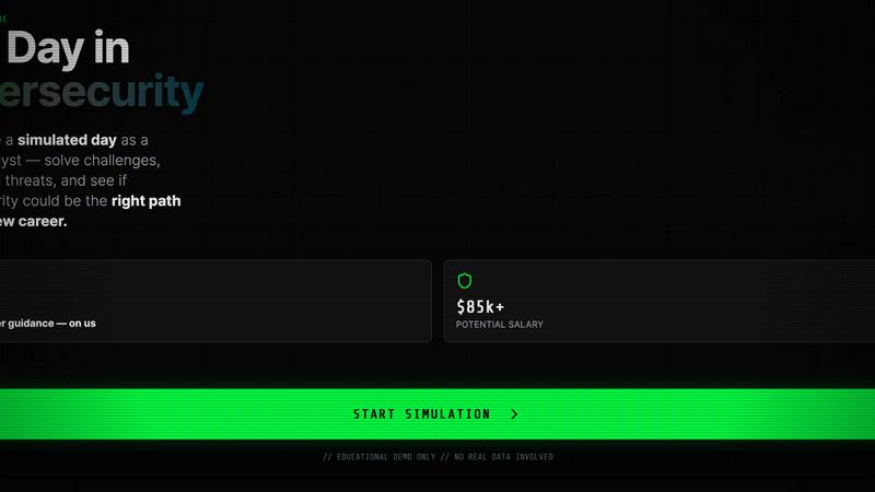 Cybersecurity Readiness Game screenshot