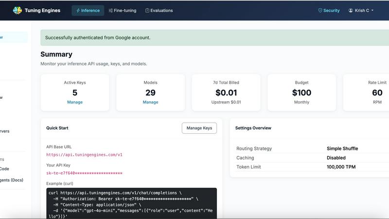 Tuning Engines - product for Automation