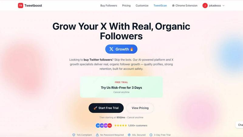 Tweetboost screenshot