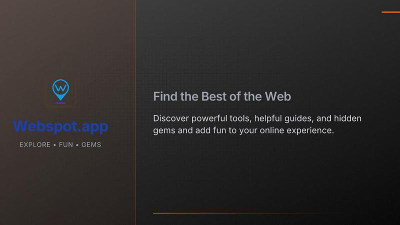 Webspot - product for productivity