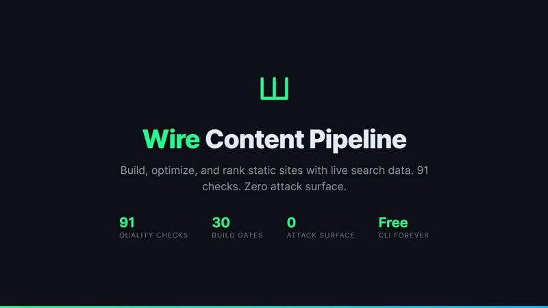 Wire screenshot