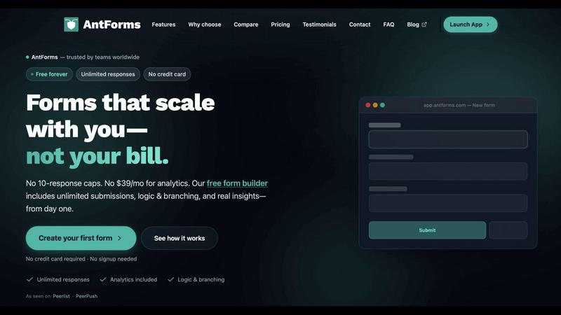 AntForms - product for productivity