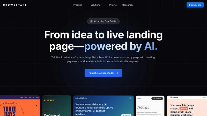 Crowdstake AI - product for productivity