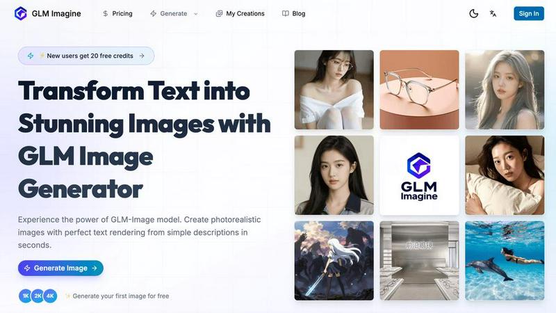 GLM Imagine - product for productivity