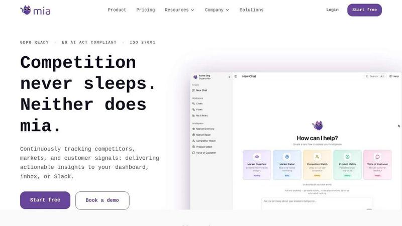 Mia - product for productivity