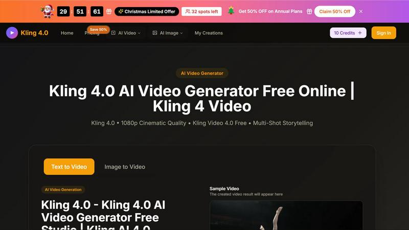 Kling 4.0 AI Video Generator