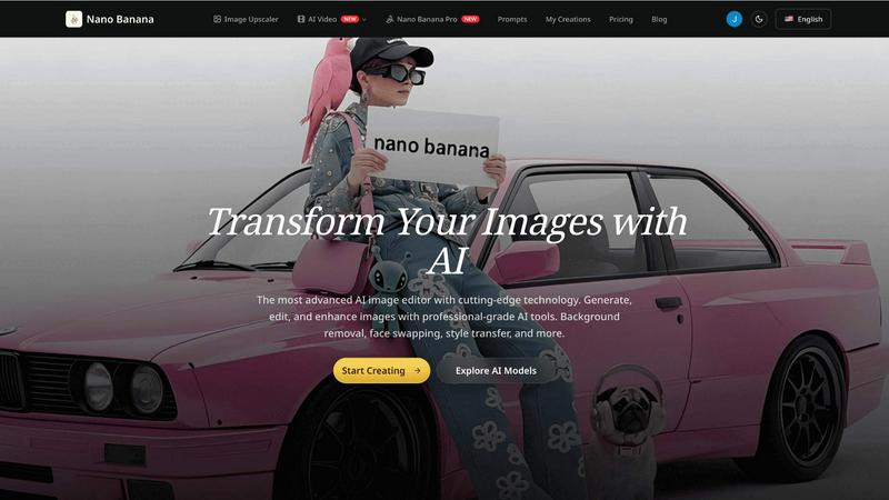 Nano Banana AI screenshot