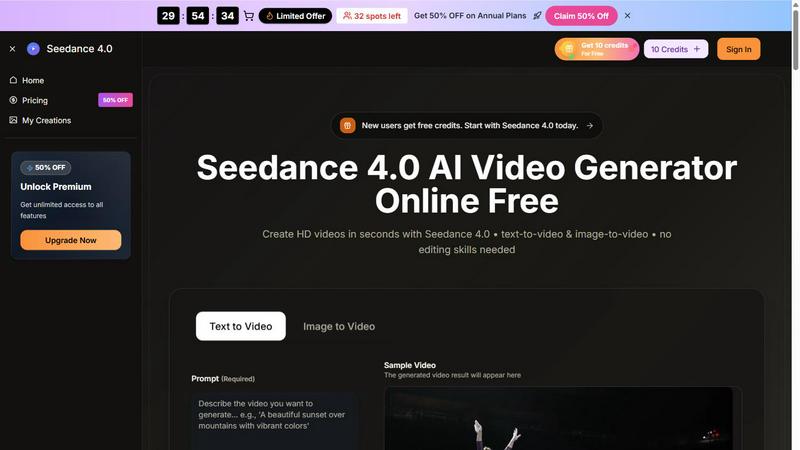 Seedance 4.0 AI Video Generator