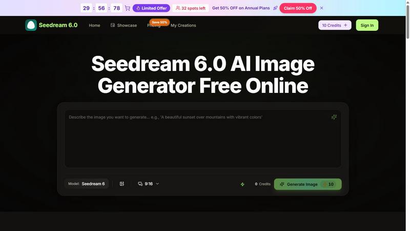Seedream 6.0 AI Image Generator