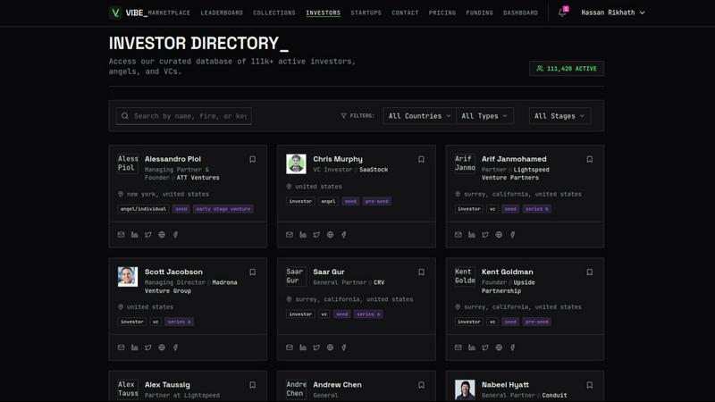 Vibe App Store application interface and features