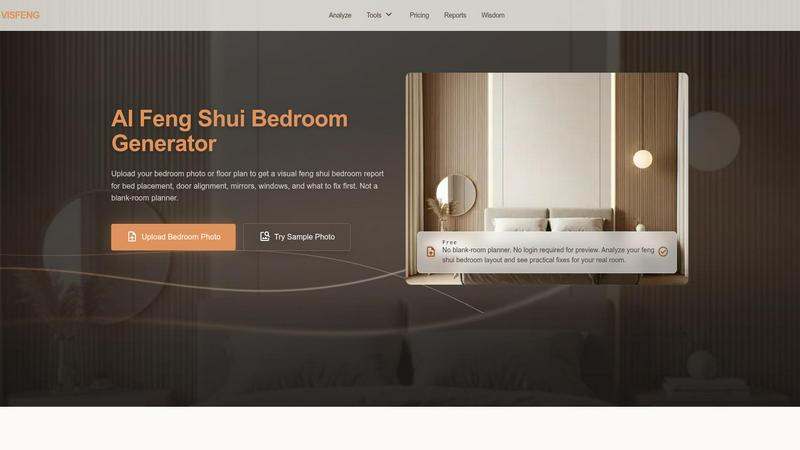 Visfeng application interface and features