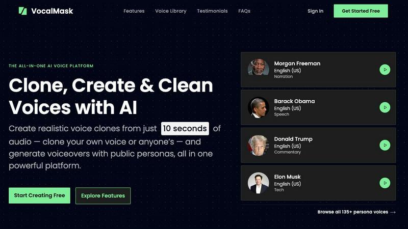 VocalMask screenshot